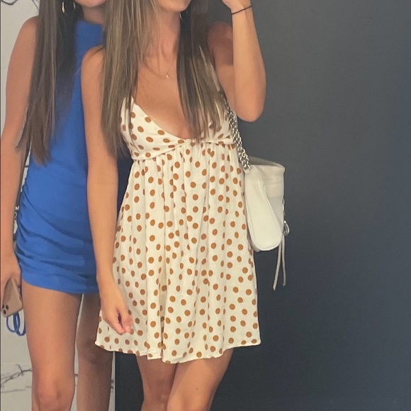 Zara Dresses & Skirts - Zara polka dot mini babydoll dress